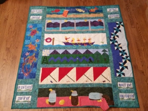 Finished Row by Row Quilt 2015